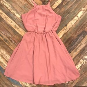 Dusty Rose swing dress